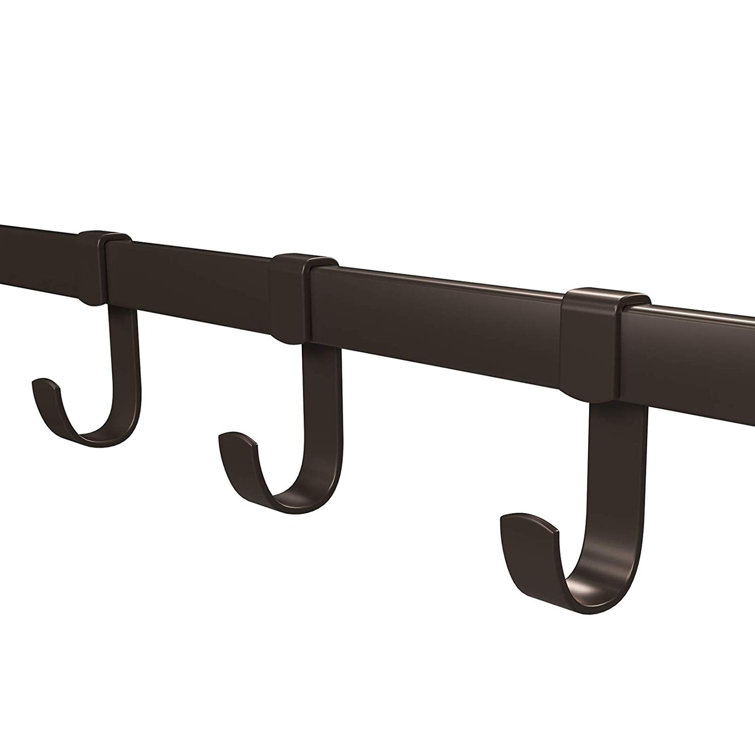 Tovar Steel 5 Hook Wall Mounted Coat Rack